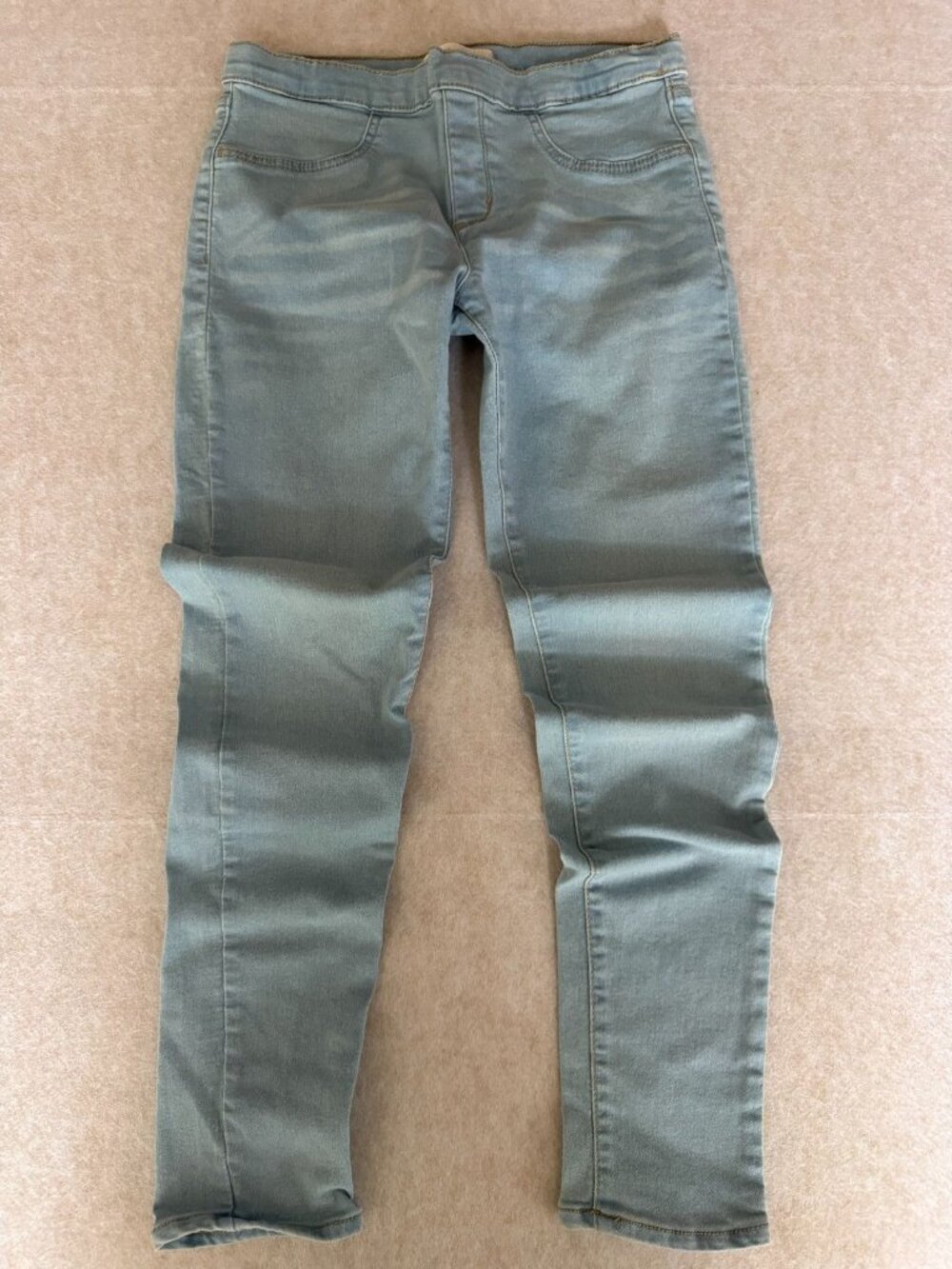 Levi’s Girls 16 Reg Stonewashed Jeggings Pull On Stretch Denim 1020